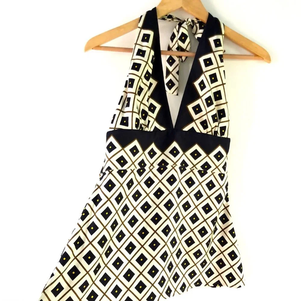 J.Crew 100% Silk Halter Top Women's Size 10 - Picture 1 of 6